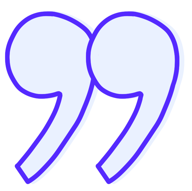 quotation marks