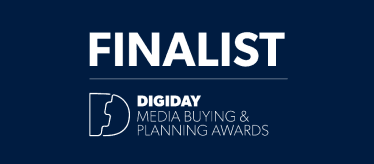 Digiday Media Buying Planning Awards Finalist Badge.